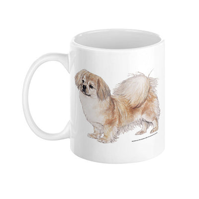Tibetan Spaniel Illustration Coffee Mug