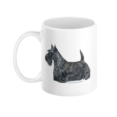 Scottish Terrier Illustration Coffee Mug