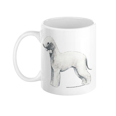Bedlington Terrier Illustration Coffee Mug