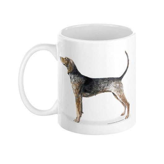 American English Coonhound Illustration Coffee Mug