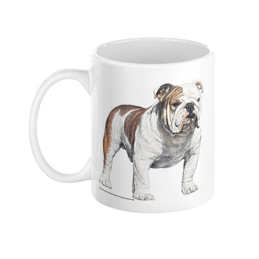 Bulldog Illustration Coffee Mug