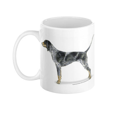 Bluetick Coonhound Illustration Coffee Mug