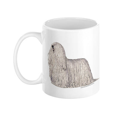 Komondor Illustration Coffee Mug