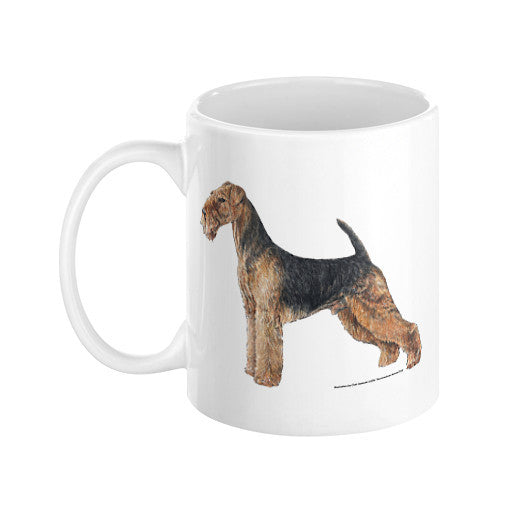 Airedale Terrier Illustration Coffee Mug