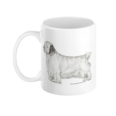 Clumber Spaniel Illustration Coffee Mug