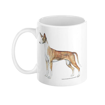Ibizan Hound Illustration Coffee Mug