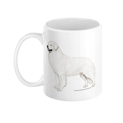 Kuvasz Illustration Coffee Mug