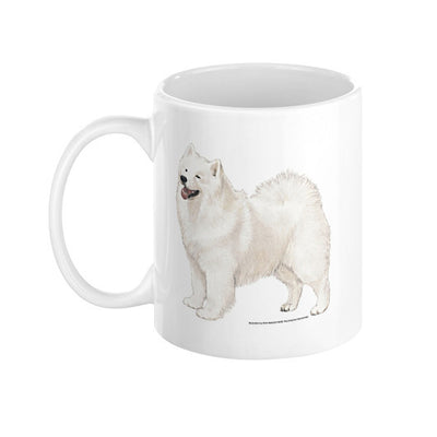 Samoyed Illustration Coffee Mug