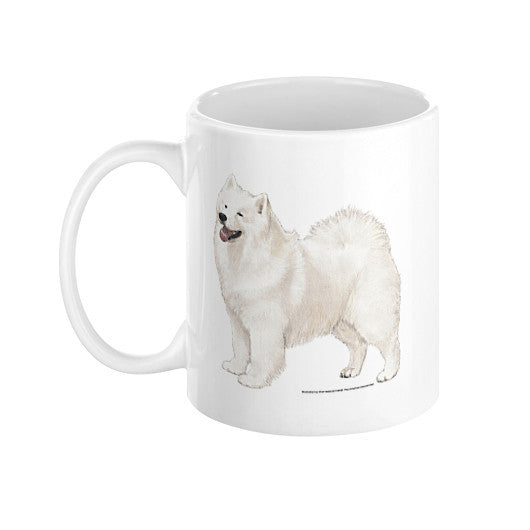 Samoyed Illustration Coffee Mug
