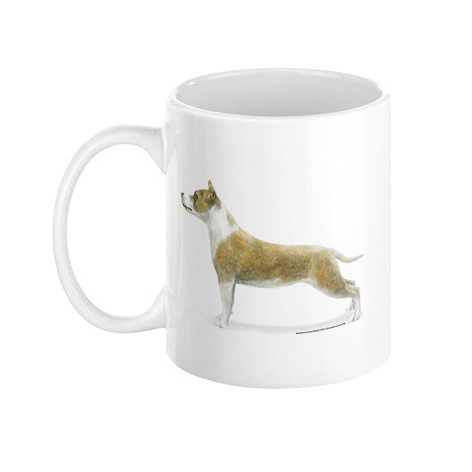 American Staffordshire Terrier Illustration Coffee Mug