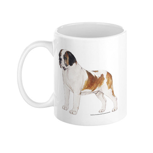St. Bernard Illustration Coffee Mug