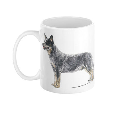 Australian Cattle Dog Illustration Coffee Mug