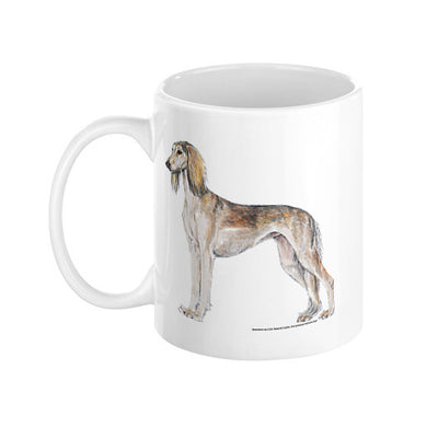 Saluki Illustration Coffee Mug