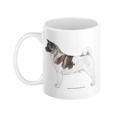 Akita Illustration Coffee Mug