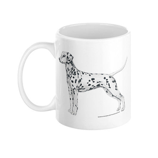 Dalmatian Illustration Coffee Mug