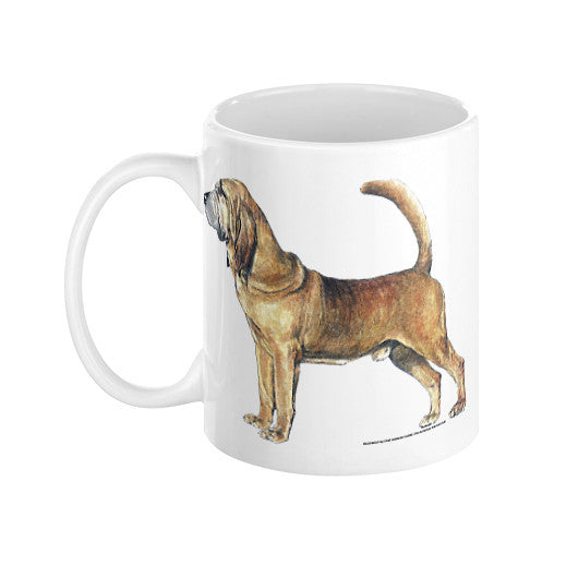 Bloodhound Illustration Coffee Mug