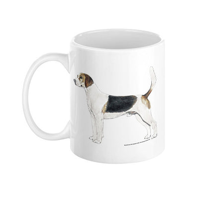 Harrier Illustration Coffee Mug