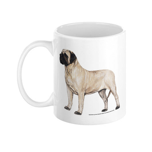Mastiff Illustration Coffee Mug