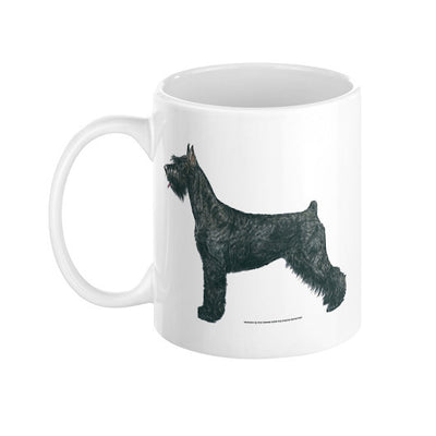 Giant Schnauzer Illustration Coffee Mug
