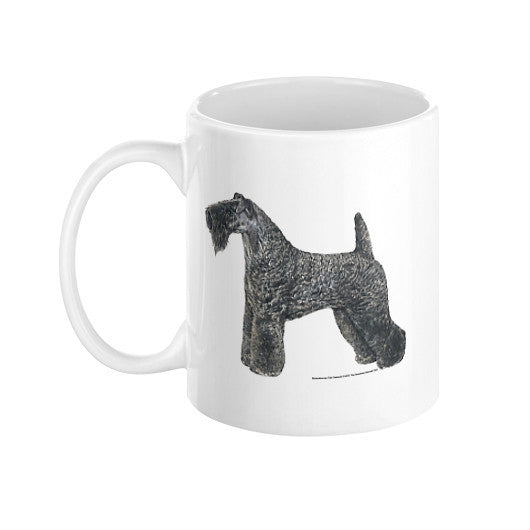 Kerry Blue Terrier Illustration Coffee Mug