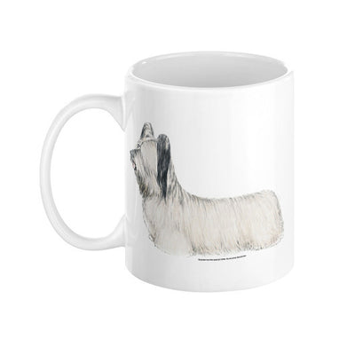 Skye Terrier Illustration Coffee Mug