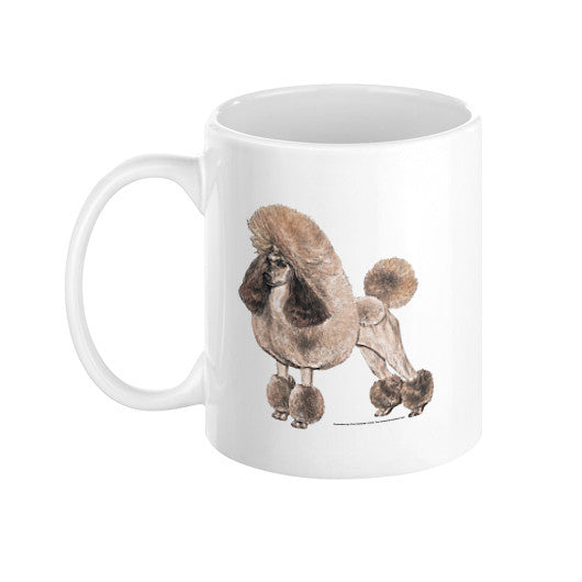 Miniature Poodle Illustration Coffee Mug