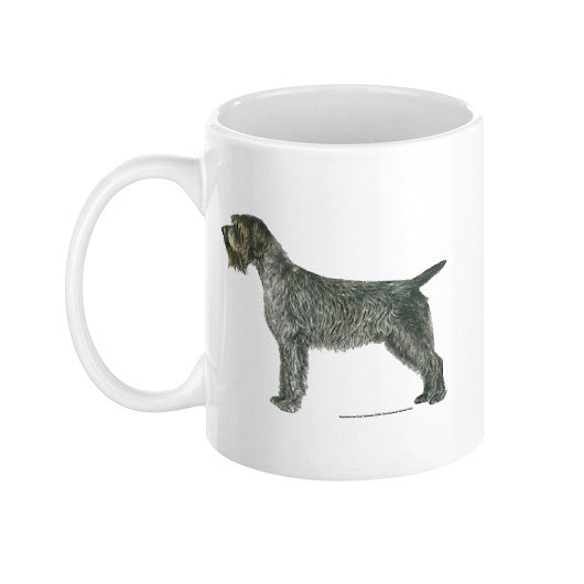Wirehaired Pointing Griffon Illustration Coffee Mug