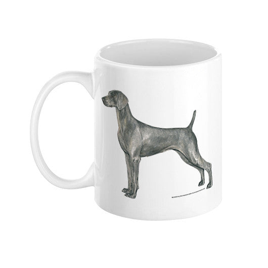 Weimaraner Illustration Coffee Mug