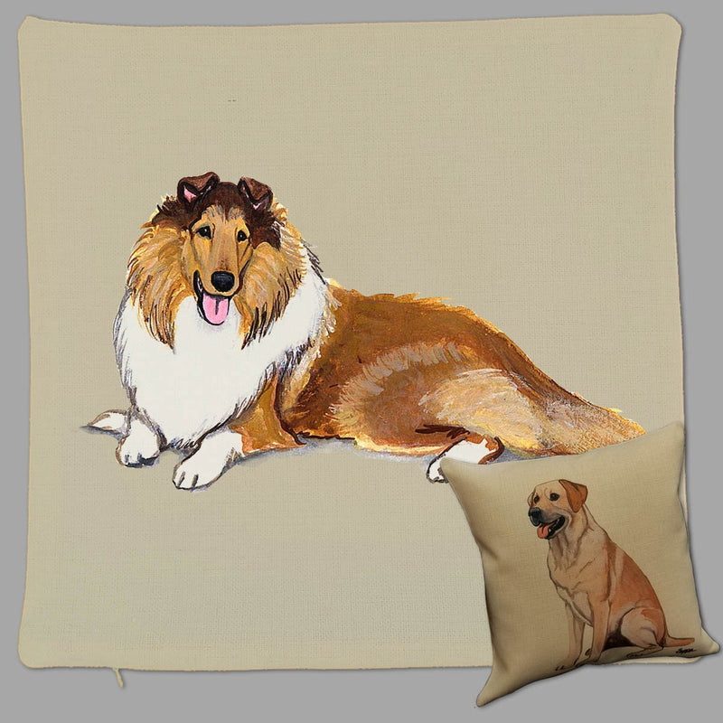 Collie Pillow Cover