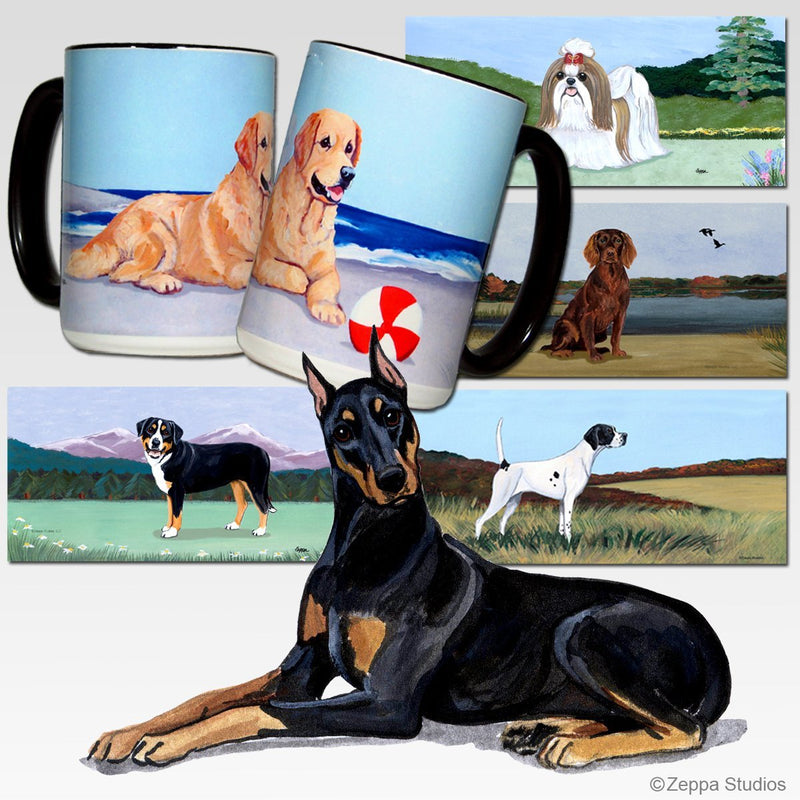 Doberman Pinscher Scenic Mug