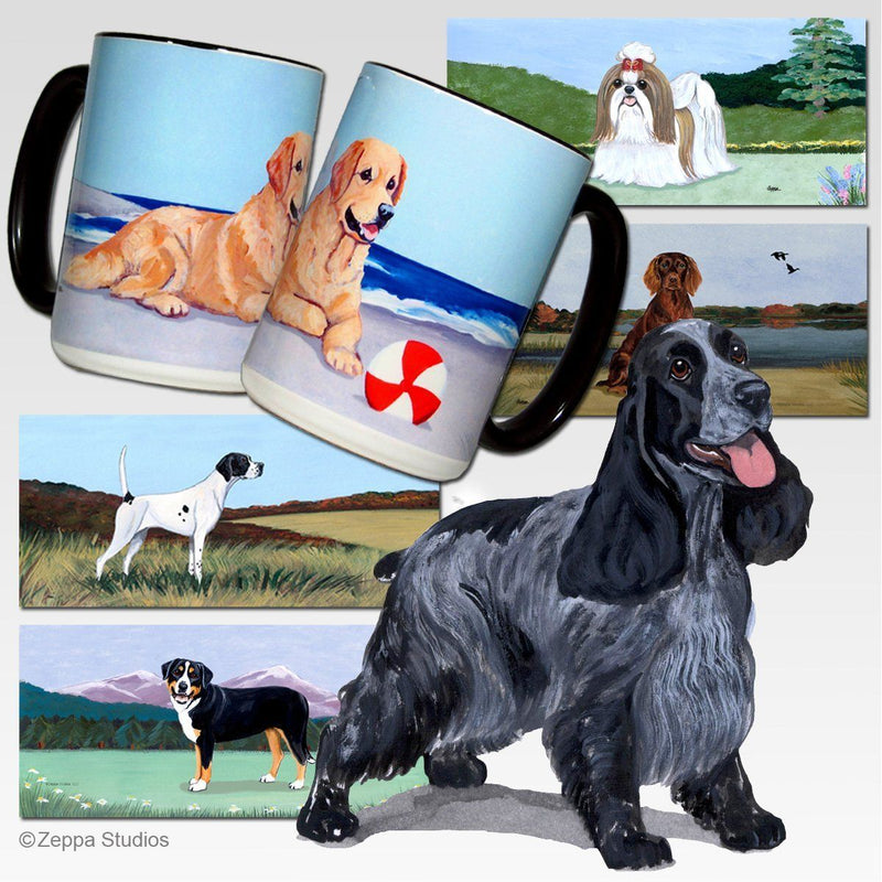 English Cocker Spaniel Scenic Mug