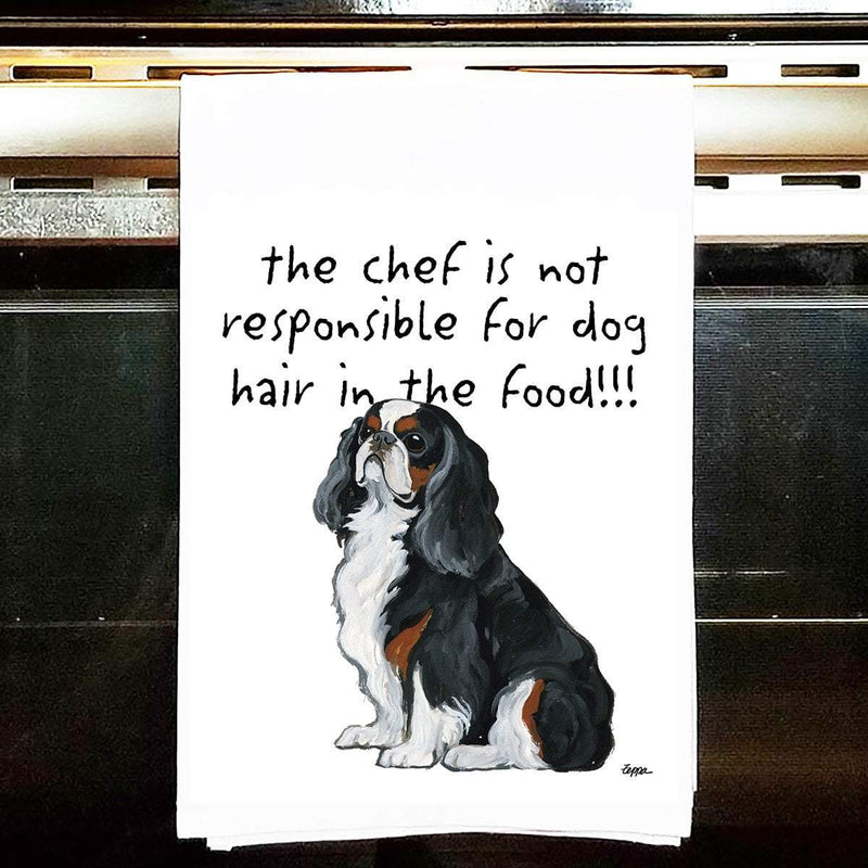 English Toy Spaniel Tea Towel