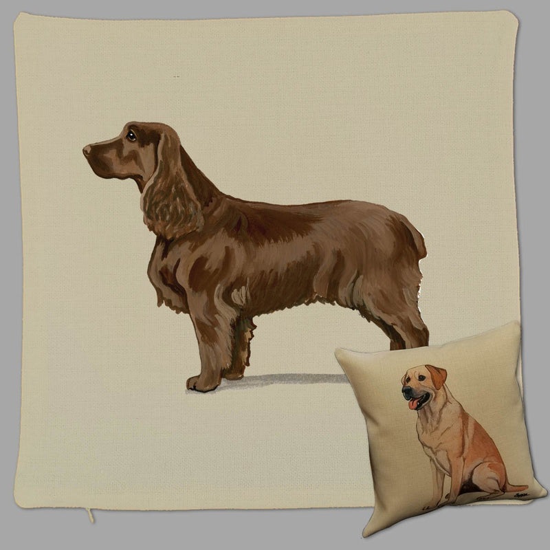 Field Spaniel Pillow Cover