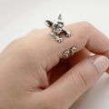 French Bull Dog Wrap Ring