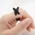 French Bull Dog Wrap Ring