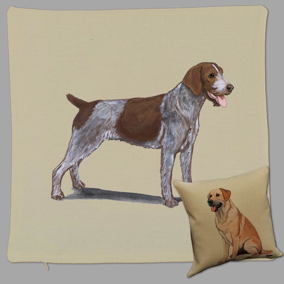 German Wirehaired Pointer Pillow Cover