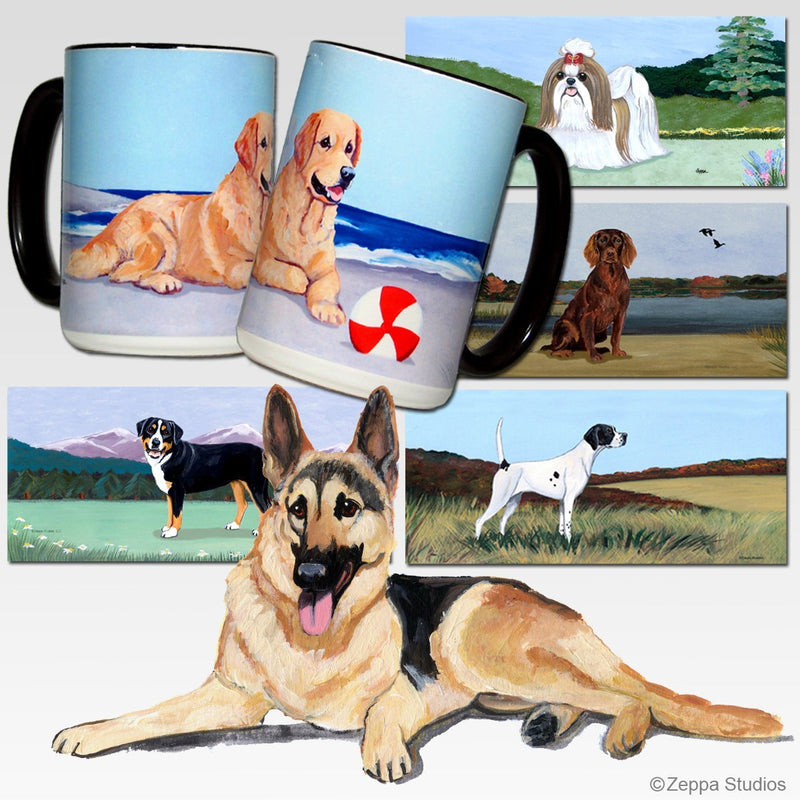 German Shepherd Dog Scenic Mug