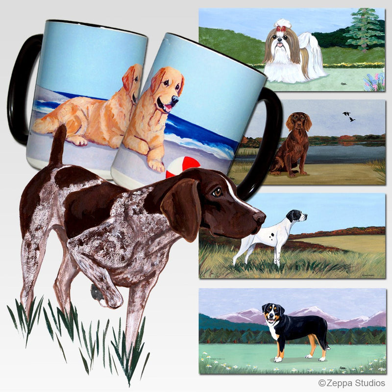 German Shorthaired Pointer Scenic Mug