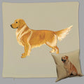 Golden Retriever Pillow Cover