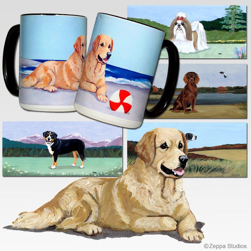 Golden Retriever Scenic Mug