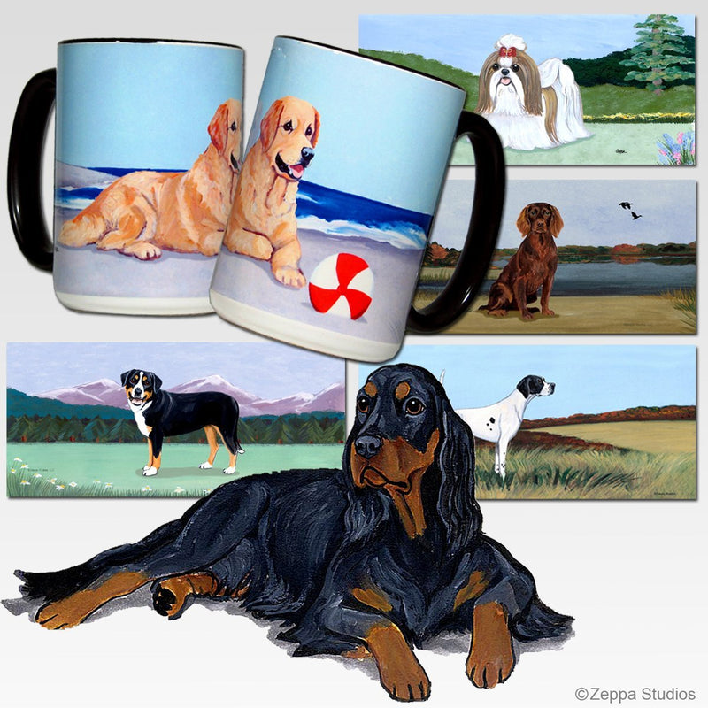 Gordon Setter Scenic Mug