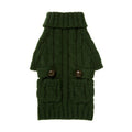 Pocket Cable Knit Dog Sweater