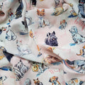 "Woof" 100% Silk Dog Scarf