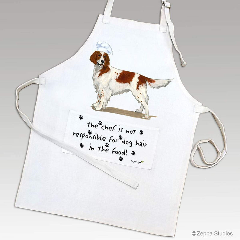 Irish Red and White Setter Apron