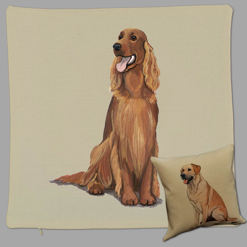 Irish Setter Pillow Cover