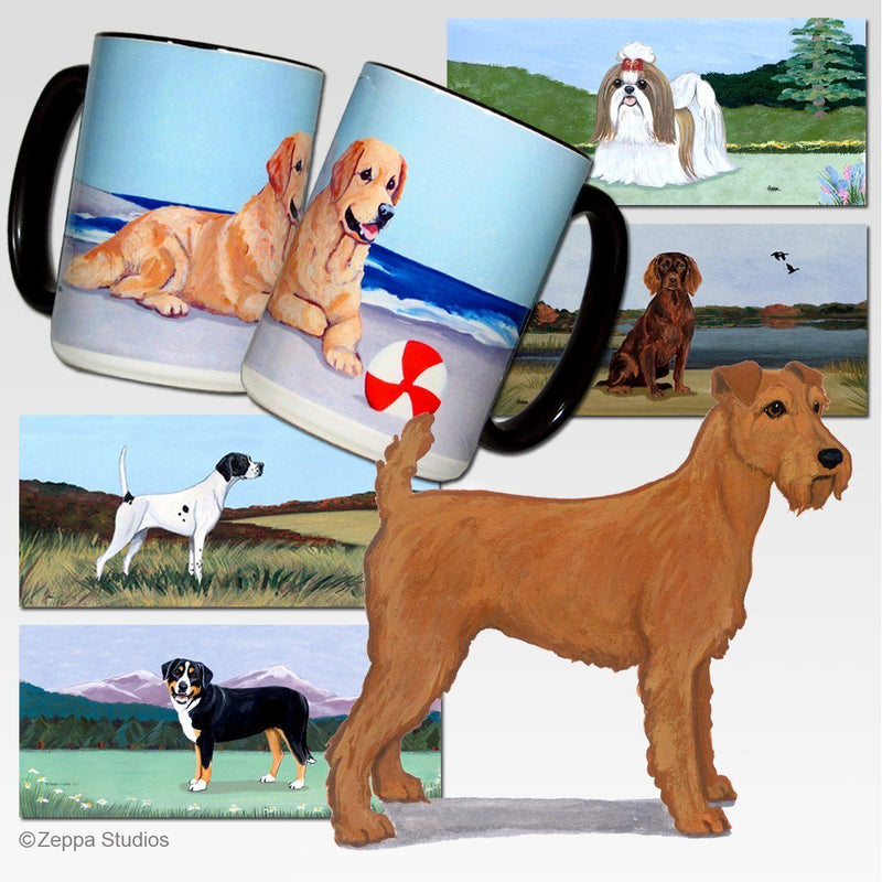 Irish Terrier Scenic Mug