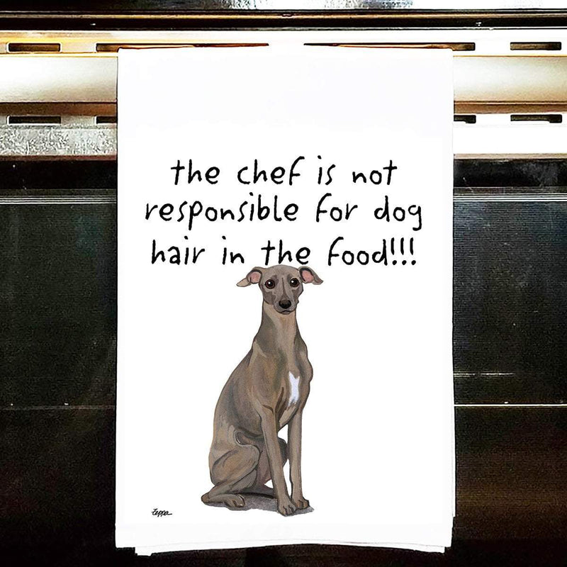 Italian Greyhound Tea Towel