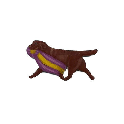 Hand-Painted Labrador Retriever Pin