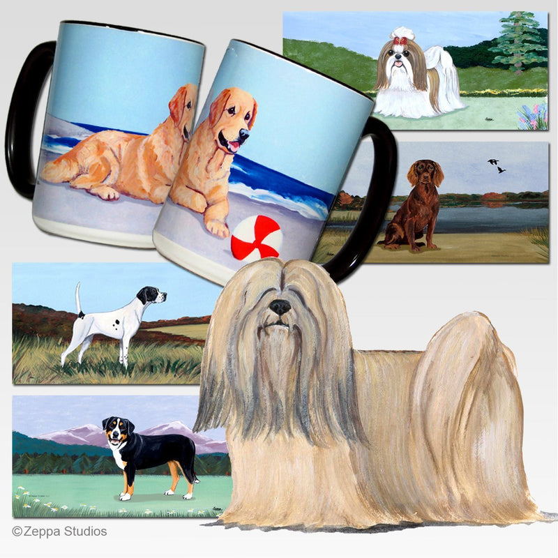 Lhasa Apso Scenic Mug