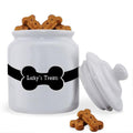 Personalized Dog Treat Jar - Dog Bow